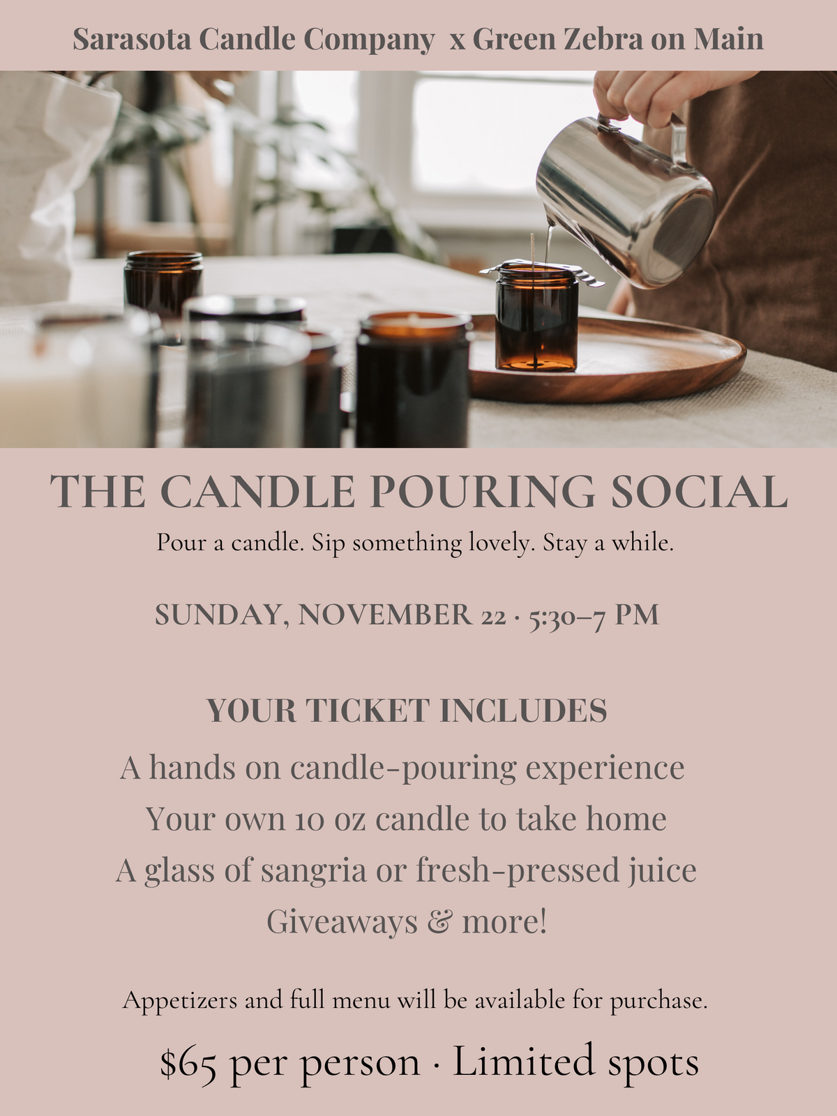 The Candle Pouring Social | November 22